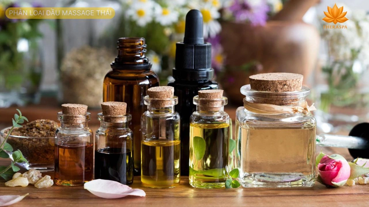 dầu massage thái