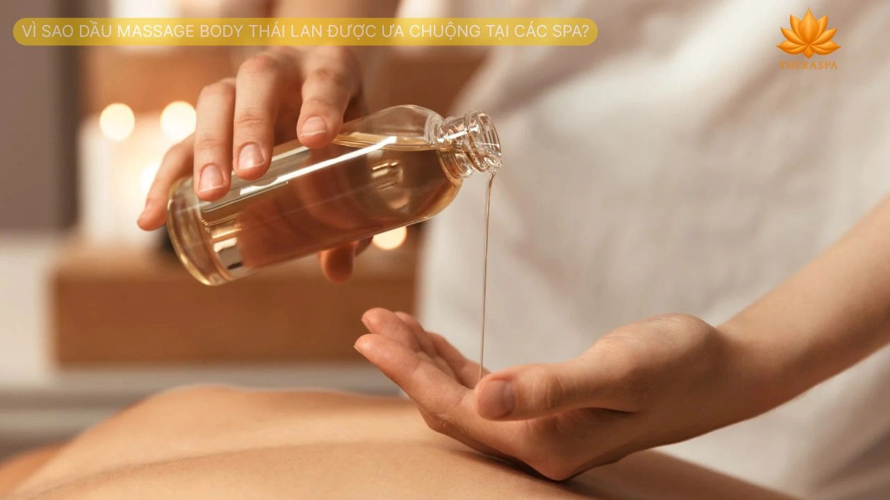 dầu massage thái